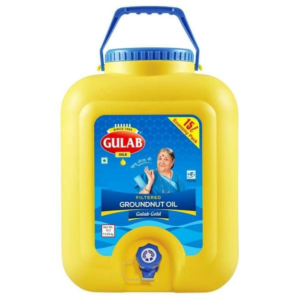 Gulab Filtered Groundnut Oil 15 L