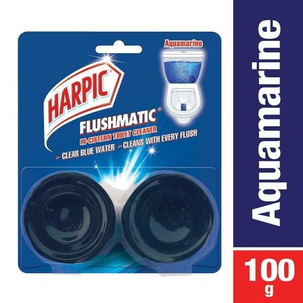 harpic flushmatic aquamarine in cistern toilet cleaner 50 g pack of 2 product images o490002779 p490002779 0 202203150322