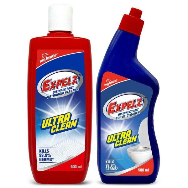 My Home Expelz Disinfectant Bathroom + Toilet Cleaner Combo Pack (500 ml + 500 ml)